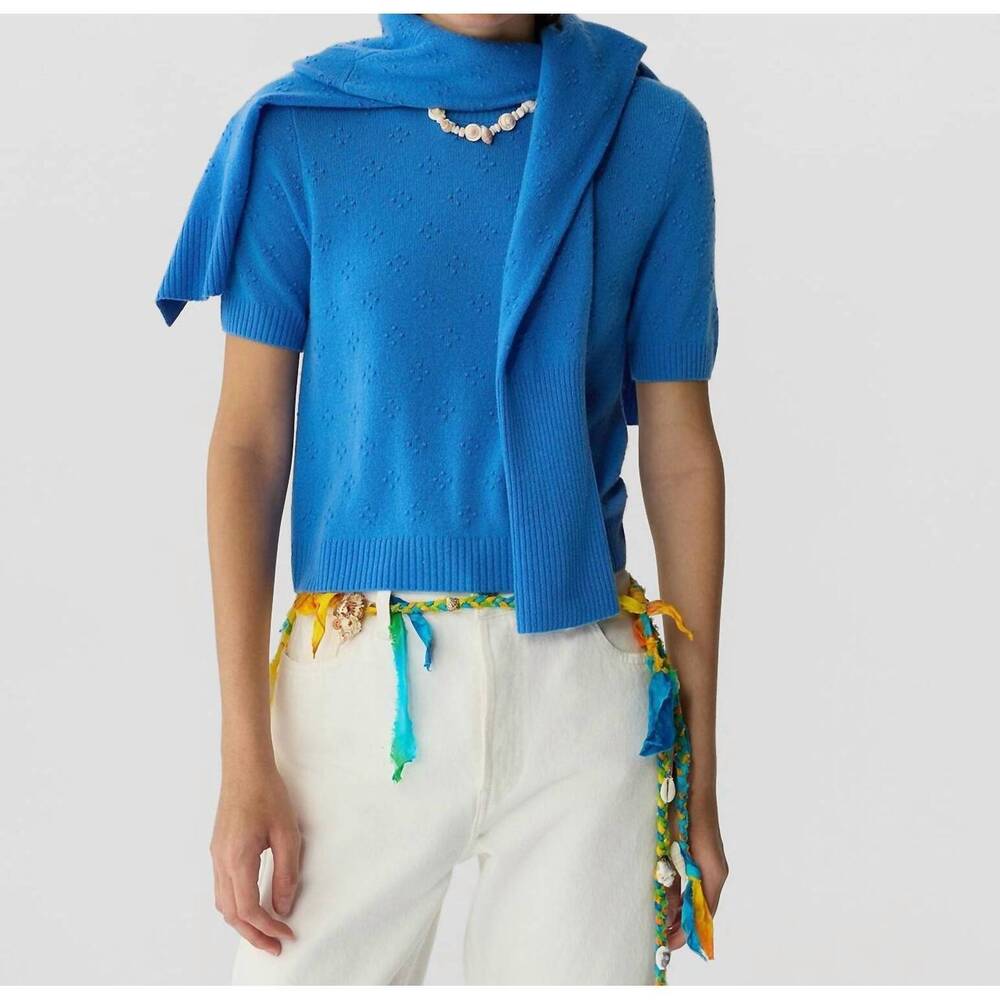 NEW GUEST IN RESIDENCE compass sweater tee in sail